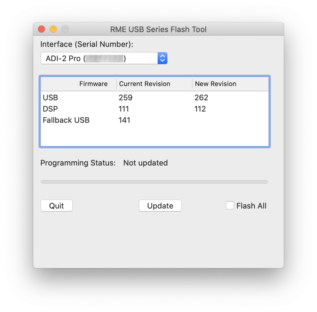 ファームウェアのアップデートについて
