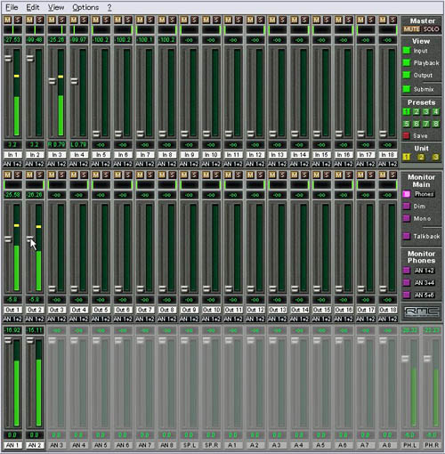 サブミックスを作成する