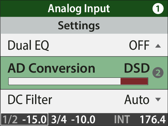 AD Conversionの設定