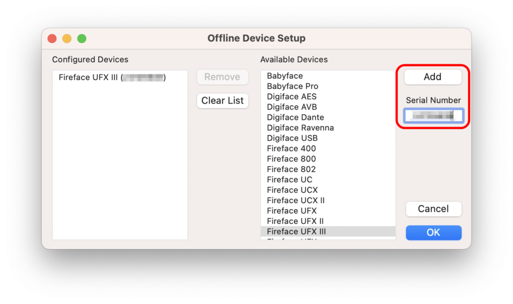 Offline Device Setup
