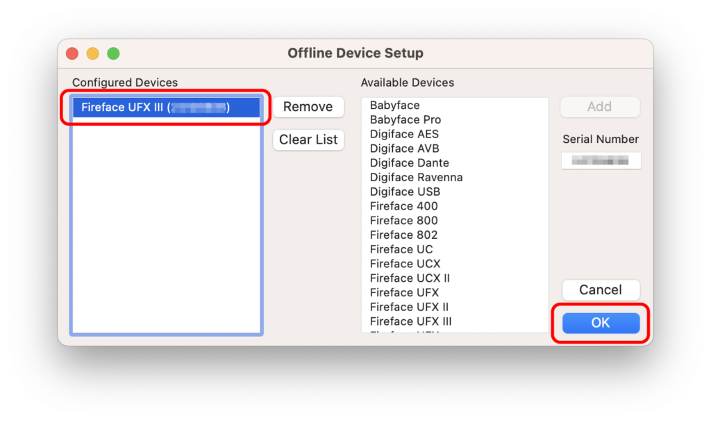 Offline Device Setup