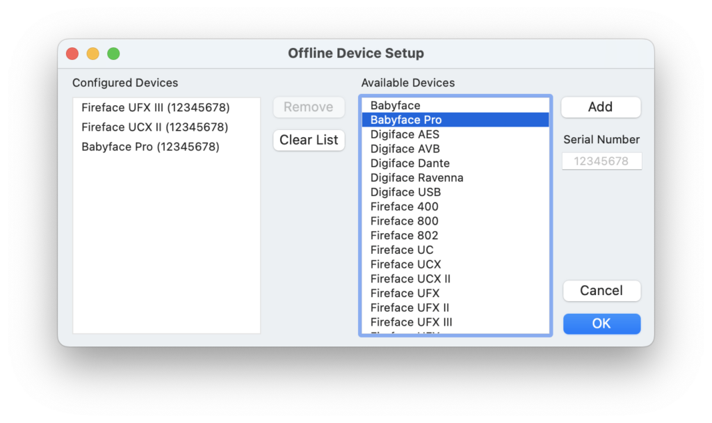 Offline Device Setup