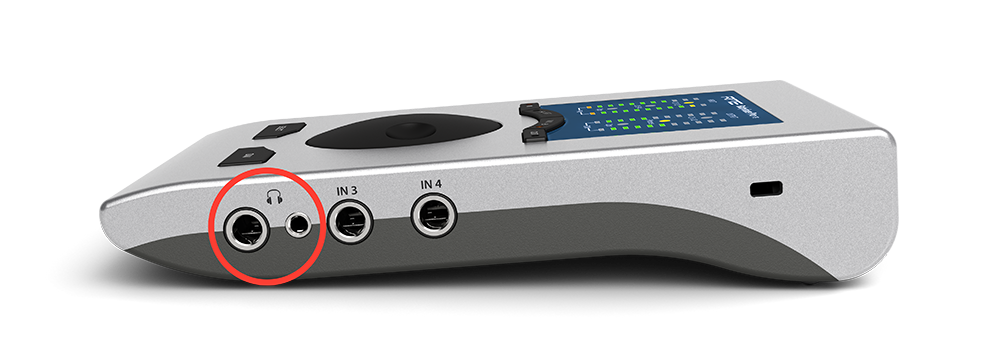 Babyface Pro FSのヘッドフォン出力端子