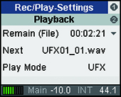 Playback（再生）