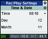 Time & Date（日付と時間）