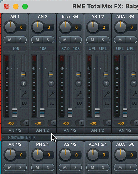 マイクの入力設定