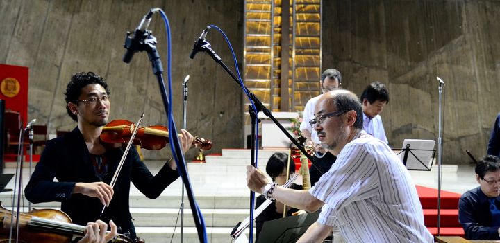 レコーディングの模様