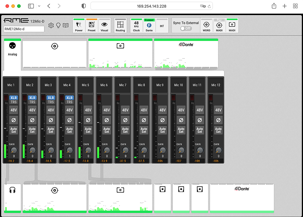 ネットワーク経由で操作可能なWeb Remote