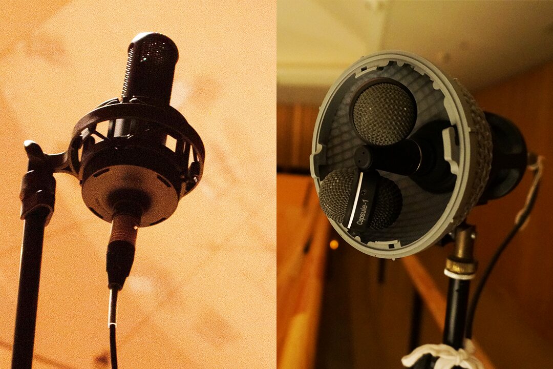 ハイトチャンネル：Sony C-100 x 4、Sanken CUW-180（ステレオペア） x 2