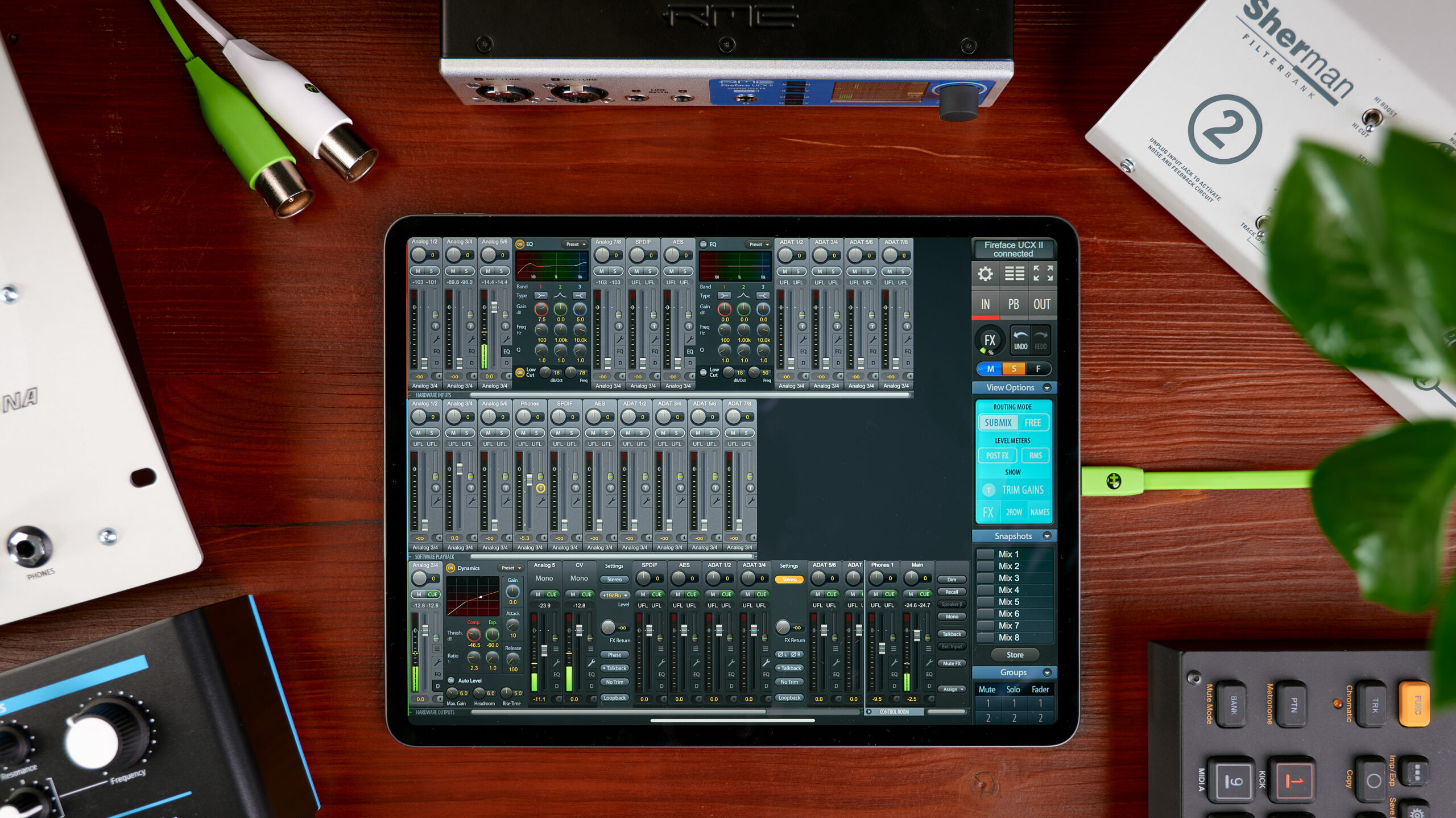 Fireface UCXⅡ クラス・コンプライアント・モード