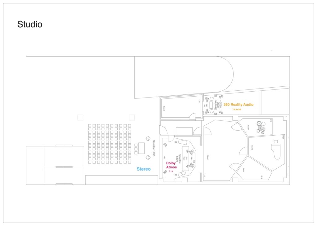 ロビー、コントロールルーム セッティング図