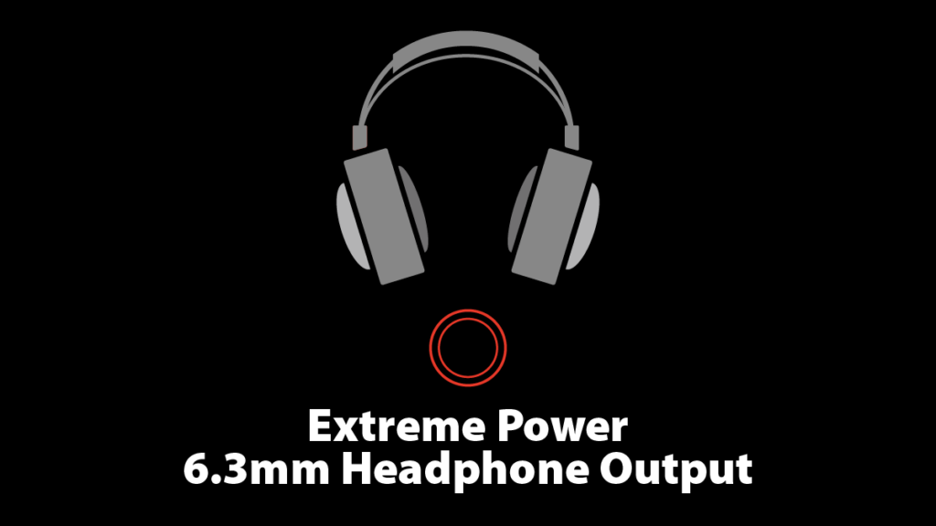 ExtremePowerヘッドフォン端子搭載