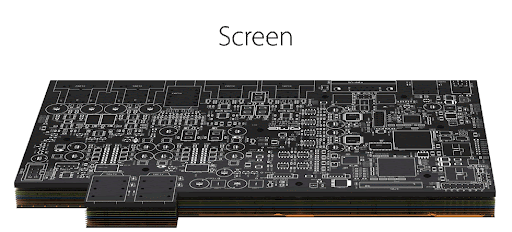10レイヤーのメインPCB（基板）